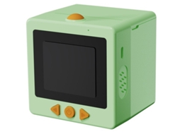 Mini Impressora Sem Fio Infantil D5 Ai + 3 Rolos de Papel para Impressão + Canetas Coloridas YUNZII (verde)
