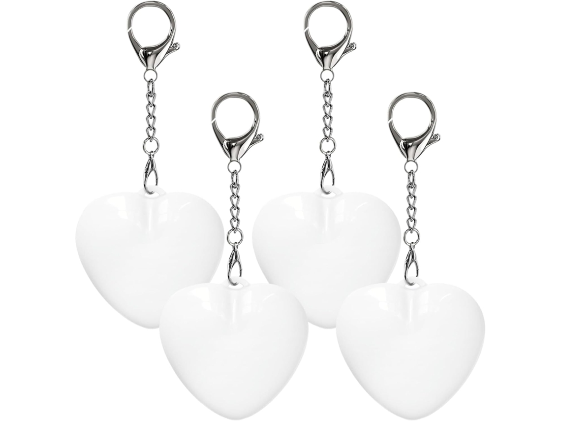 Nidone Conjunto De 4 Luzes De Bolsa Em Formato De Coração, Brilhantes E Elegantes, Em Plástico, Com Controle
