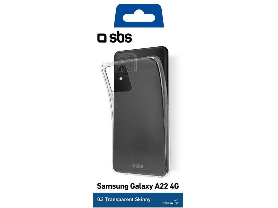 Capa Samsung Galaxy A22 4G SBS Skinny Transparente