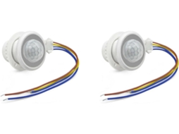 Interruptor De Luz Com Sensor Movimento Pir Ac85-265v Para Iluminação Retardo Tempo E Ajuste