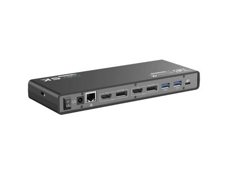 Estação De Acolhimento T’nb Com Duplo Ecrã 4k60hz, 14 Em 1, Hdmi E Displayport, 4x Usb A 3.0, 2x Usb C 3.0, Compatível Com Windows, Macos, Lin T Nb