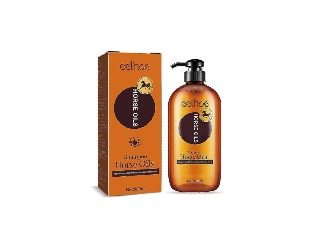 Shampoo Com Óleo De Cavalo Para Controle Da Caspa, Hidratação E Volume Dos Cabelos - 100ml