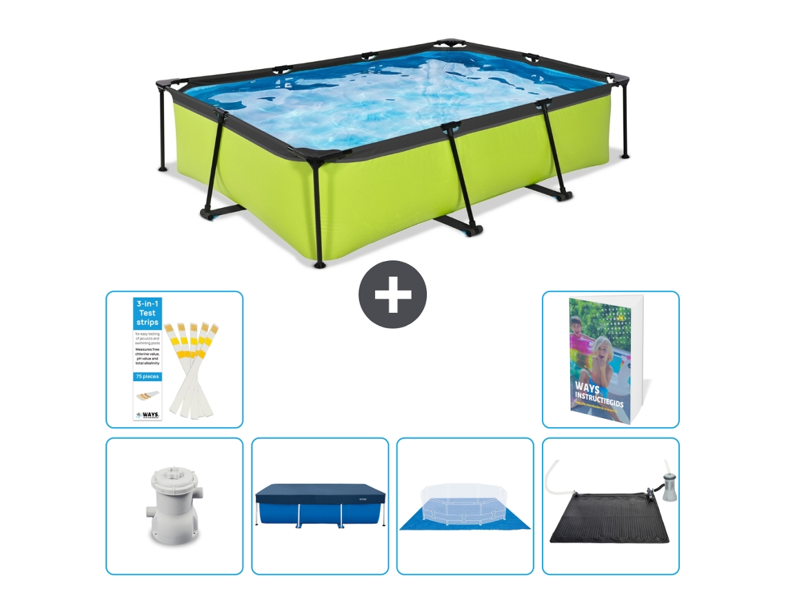 Exit-toys Piscina Exit Retangular - 300x200x65 Cm - 7-peças S214