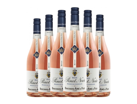 Vinho rosé BOUCHARD AINÉ Grand Conseiller Rosé Pinot Preto Bourgogne Jovem (0.75 L - 6 Unidades)