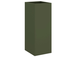 Floreira VIDAXL Verde Aço (32 x 29 x 75 cm)
