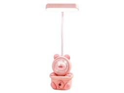 Lâmpada de Mesa animal cartoon, recarregável, com projeção, proteção ocular, infantil S/MARCA