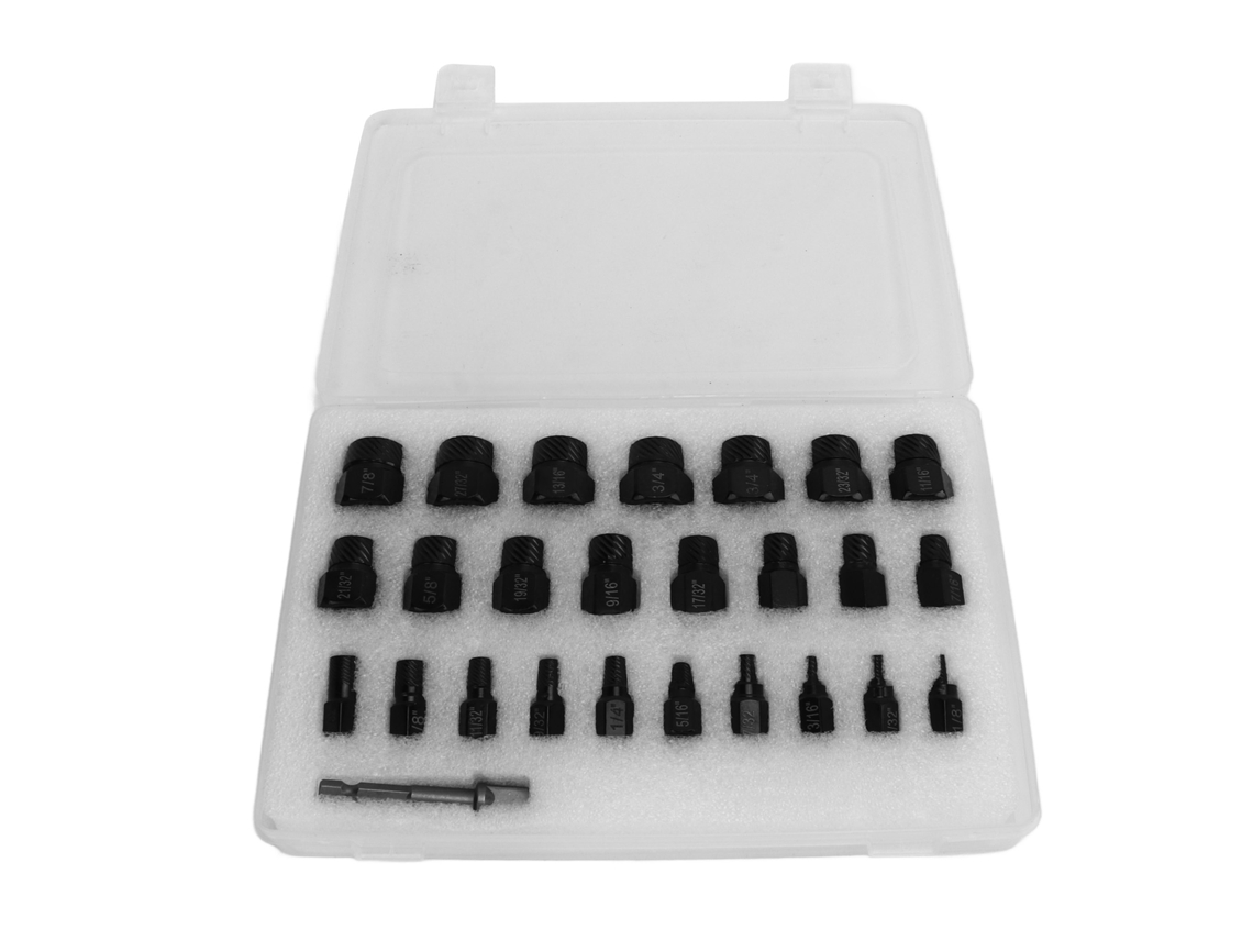 Conjunto De Extatores De Parafusos Danificados Aço Cromo Molibdênio 3/8'' Conector Quadrado Ferramenta De Remoção De Parafusos Hexagonais