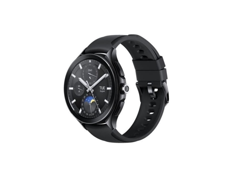 Smartwatch XIAOMI Mi Watch 2 Pro 46 Mm Bluetooth Preto Relógio Conectado com Pulseira de Borracha Preta