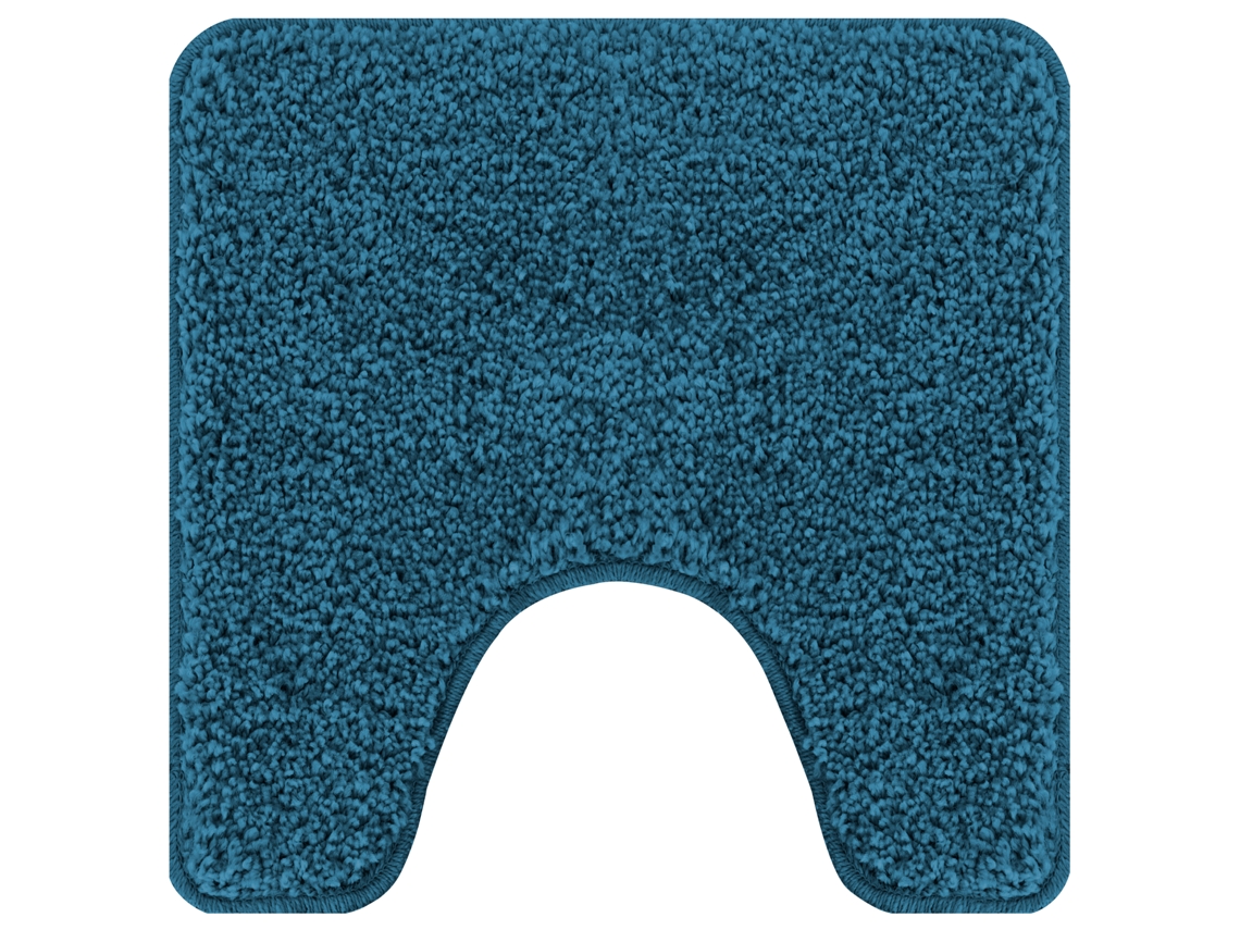 Conjunto 1 Tapete De Banho Vidaxl Azul Polipropileno (50 X 50 Cm)
