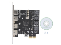 Placa De Expansão (expansão De 4 Portas Pci-e Para Usb3.0)