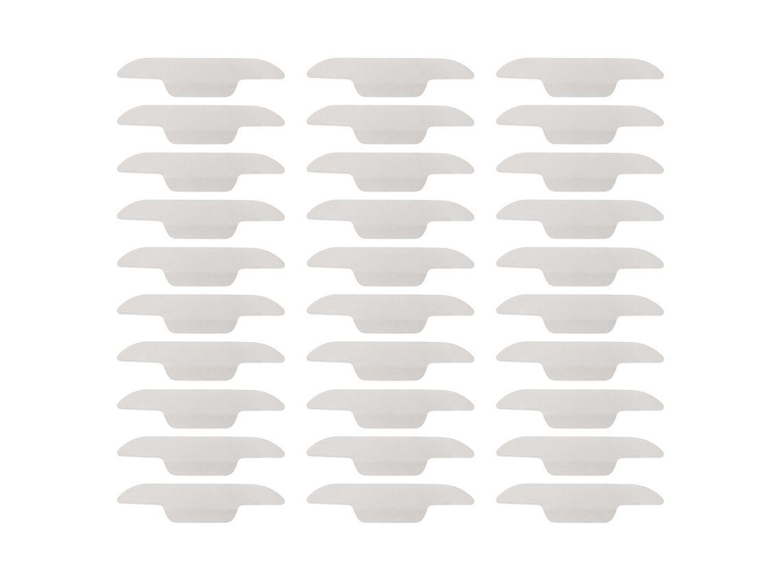 30 Piezas De Protectores De Cuello Absorbentes Desechables Suaves Y Transpirables Con Auto-adhesivo