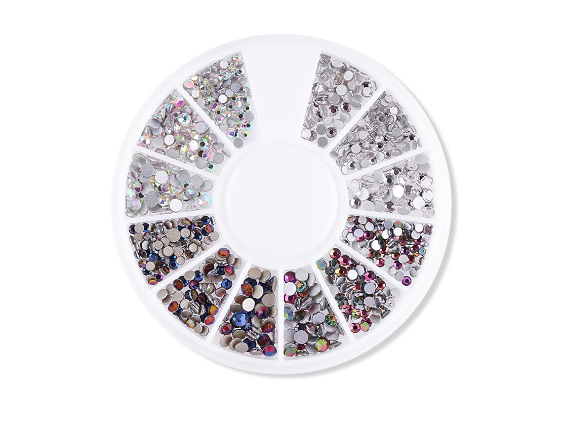 Acessórios para Unhas Decoradas com Strass, Cristais e Aplicações de Strass. MDUG