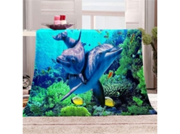 Manta de Flanela Fansu Estampa Animal 3d Quente Macia e Felpuda em Microfibra Ideal para o Inverno Perfeita Ca