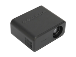Projetor De Memória Portátil, Home Theater, Celular, Projetor Para Projeção De Tela, 100 240 V, Preto, Plugue Ue Brilvibera