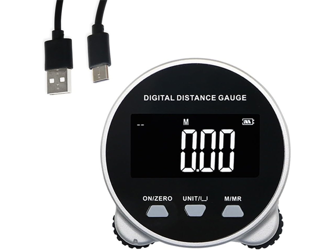 Régua Digital Rolos, Eletrônica Medição Ferramenta Para Curvas E 0
