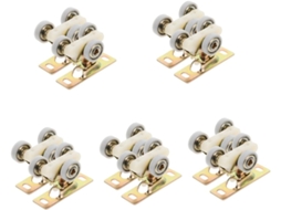 Conjunto De 10 Roletes Silenciosos Para Portas De Correr De Armários.