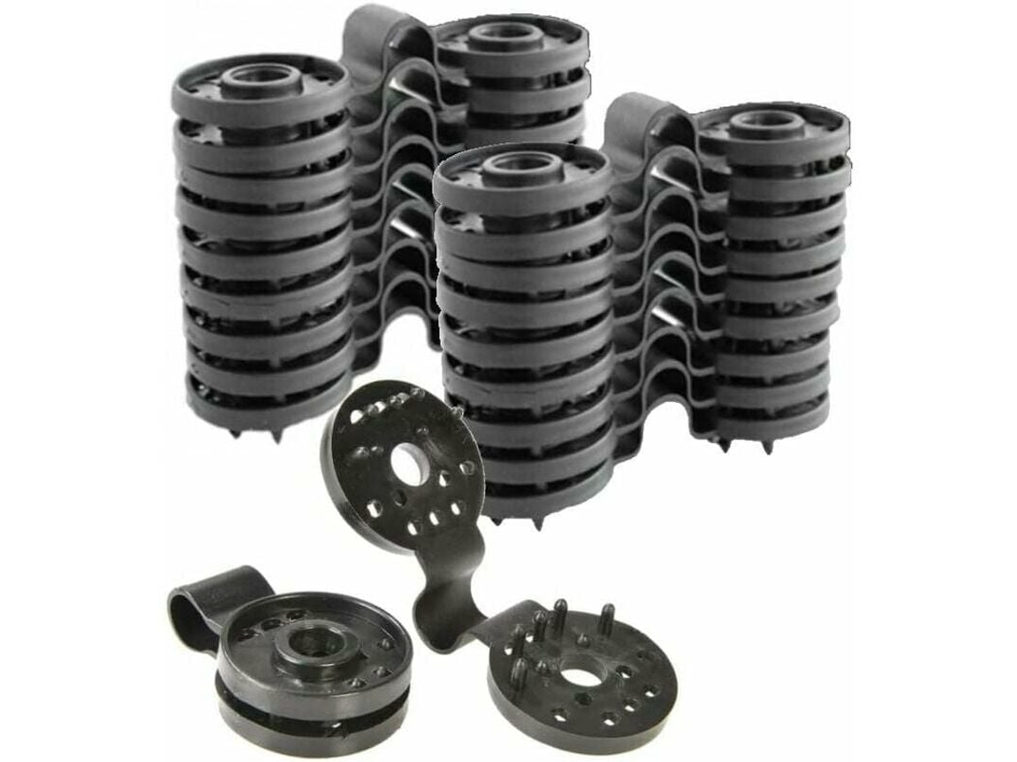 Conjunto de 50 Clipes AQUAFORGE de fixação para redes de proteção solar