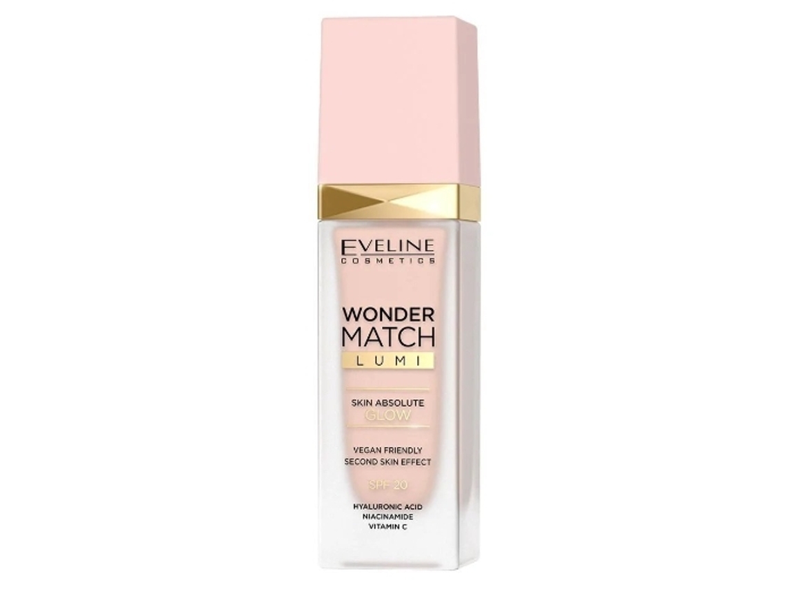 Eveline Maravilha Match Lumi Base Iluminadora Fps 20, 25 Nude Quente, 30 Ml Eveline Cosmetics