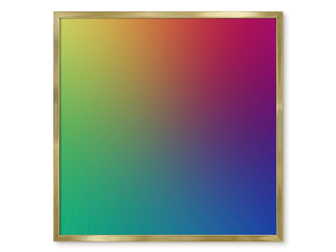 Magnetic Board Blue Gradients For The Living Room Espelharte (50x50 Cm)