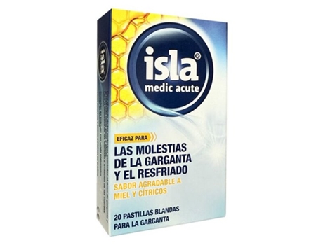 Blandas Miel Y Cítricos 20 Pastillas Isla Medic Acute