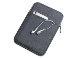 Capa Fina Para Tablets De 8 Polegadas, Protetora À Prova Dágua Com Bolso Cinza Escuro Multicolorido Multicolorido Tuotuo (br)