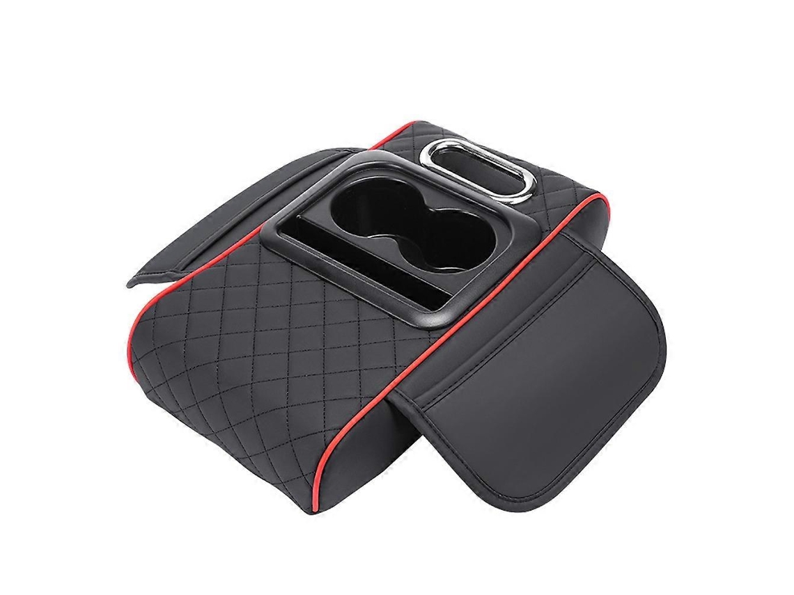 Tapete Multifuncional Para Apoio De Braço De Carro Com Porta-copos, Porta-lenços, Almofada Espessa Para Apoio De Braço E Altura Ajustável._yua