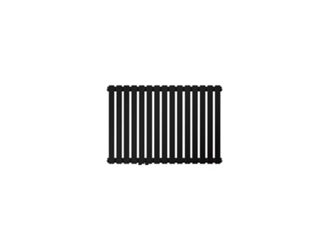 Toalheiro Aquecido 87X60 Cm Radiador Toalheiro Aquecido Horizontal Preto 87X60 Cm com Ligação Central LUXEBATH