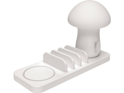 Base de Carga Wireless WJS Mushroom AU Branco