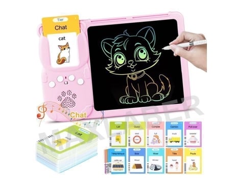 255 Cartões Flash Falantes Brinquedo Menina Criança Educativo Jogos Montessori Para 2 3 4 5 Anos 510 Palavras Em Francês Lousa Mágica Hom2seeker