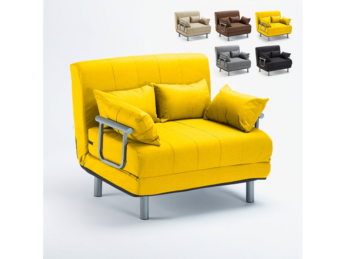 Sofácama dobrável em tecido Deborah twin Worten.pt