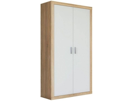 Roupeiro HOMESOUTH Cambria Claro - Branco (Melamina - 105 x 208 x 50  cm)
