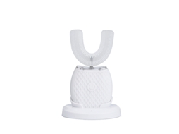Escova Dentes Elétrica Branca U Shape 360° Sem Fio Ultrassom Automática para Crianças ZYBLSSBB