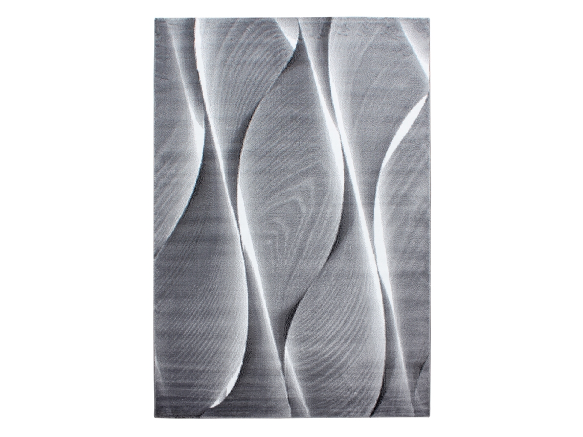 Parma Saty Tapete Pelo Curto Retangular 280x370cm Preto
