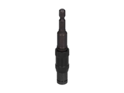 Haste extensora para broca com encaixe hexagonal (material em aço cromo-vanádio, sistema de liberação rápida com deslocamento automático)