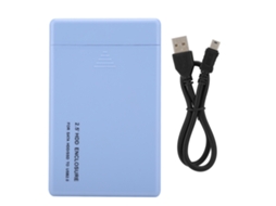 Caixa De Disco Rígido Móvel W25a820 2.5 Polegadas Usb2.0 Sata Sem Parafusos E Anti-risco Enclosure De Hdd Azul