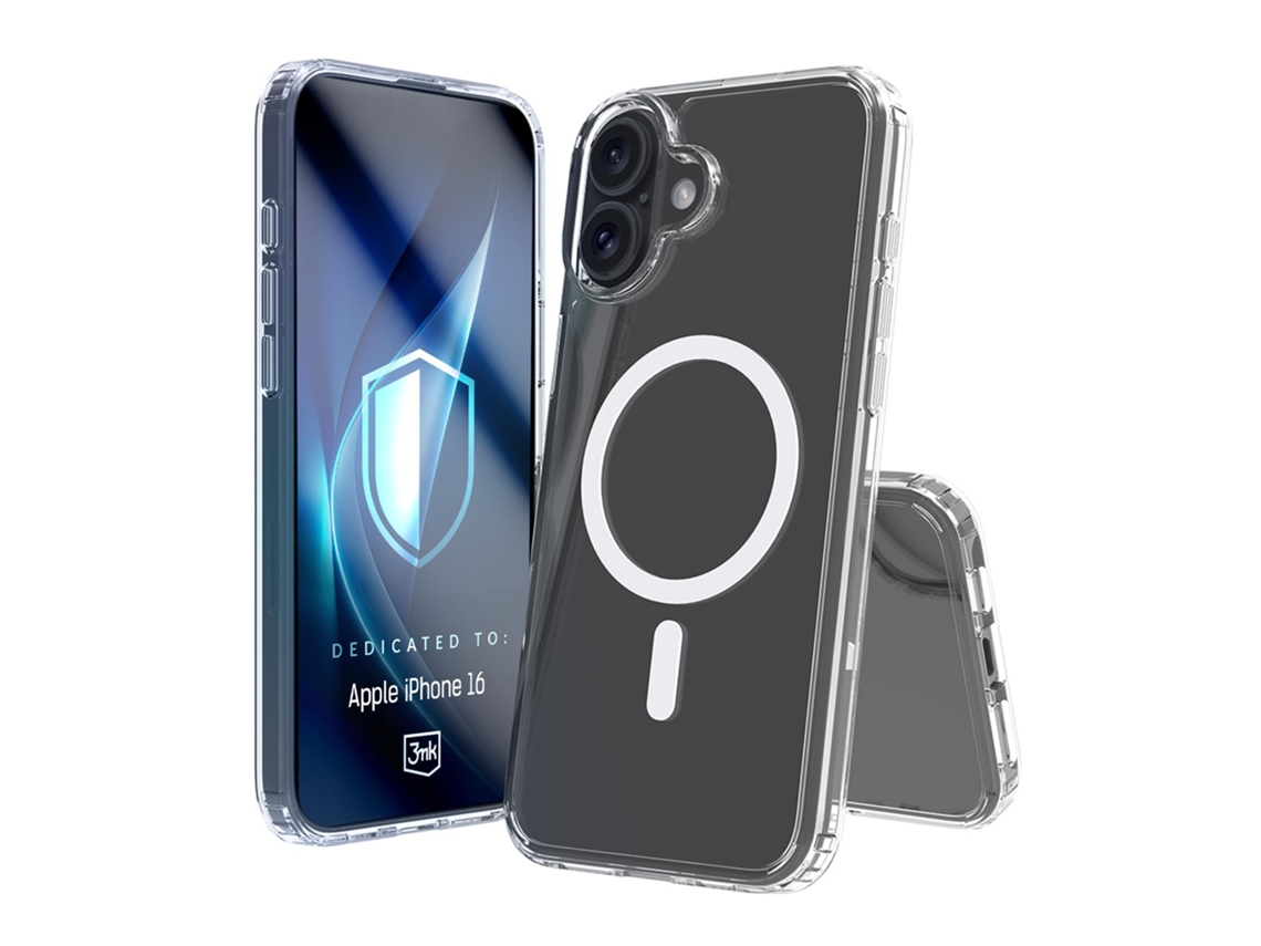 Capa Protetora 3mk Armor Magcase Para Iphone 16 Com Magsafe E Proteção Reforçada.