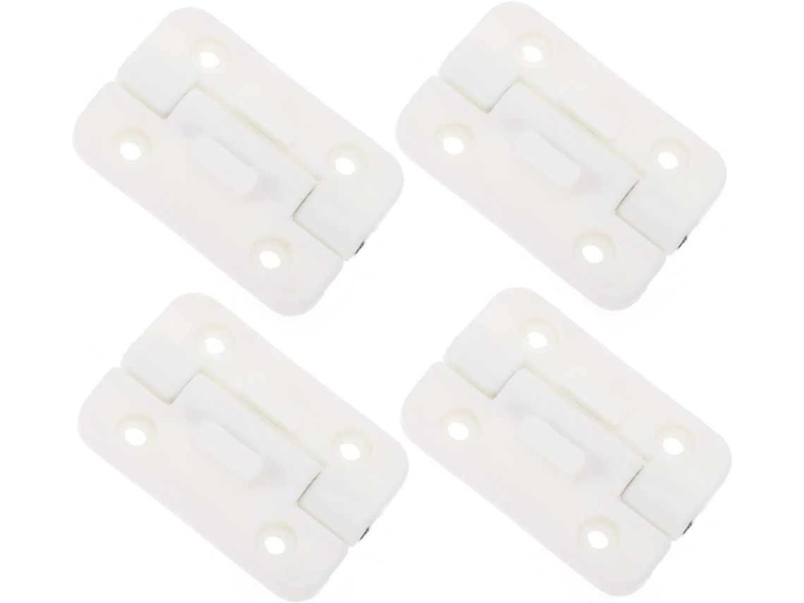 Solustre Conjunto De 4 Plástico Para Carro, Freezer E Material Branco