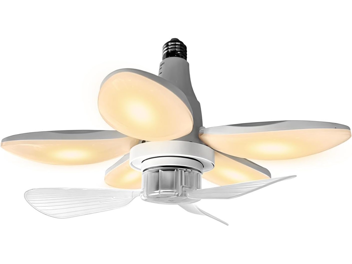 Ventilador De Teto Universal 10 Polegadas Com Soquete E27