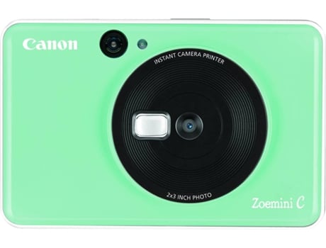 Máquina Fotográfica Instantânea CANON Zoemini C (Verde - Li-Po 700 mAh - 51 x 76 mm)