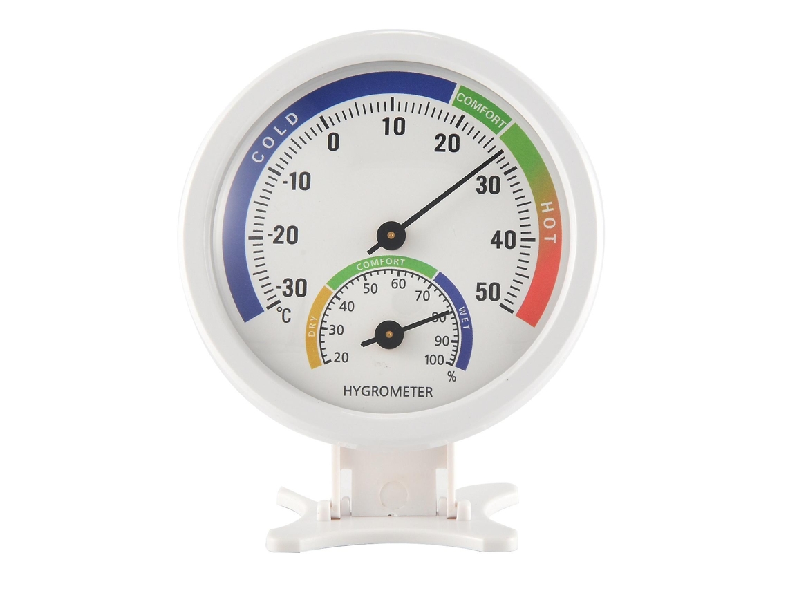 Termômetro E Higrômetro Para Ambientes Internos E Externos, Medidor De Umidade De 3 Polegadas Com Monitor De Medição. Nostalgia88