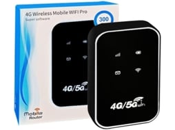 Roteador Portátil 4g Mifi Com Slot Para Cartão Sim, Hotspot Móvel Lte