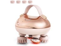 Massageador Elétrico Para Cabeça Com Função De Aquecimento E 4 Níveis Relaxamento.