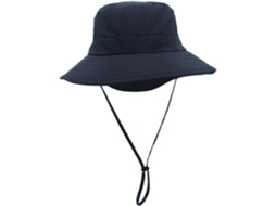 Chapéu De Sol Unissex De Aba Longa Com Proteção Uv, Cordão Largo Ajustável, Ideal Para Atividades Ao Ar Livre.