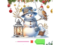 Kit De Arte Diy Para Enfeites De Natal Em Acrílico 2d Com Strass |