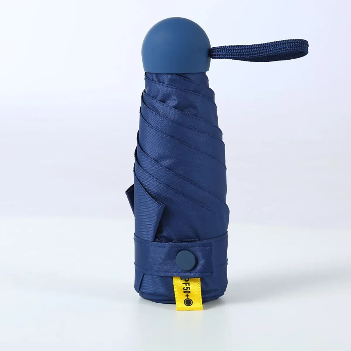 Guarda chuva Dobrável, Leve, Mini, Portátil, para Proteção Solar Externa. MDUG (azul Escuro, 6k)