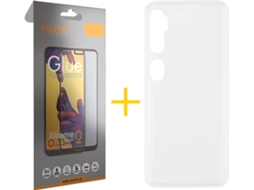 Kit Capa e Película Xiaomi Mi Note 10 ACCETEL Full Liso (Transparente)