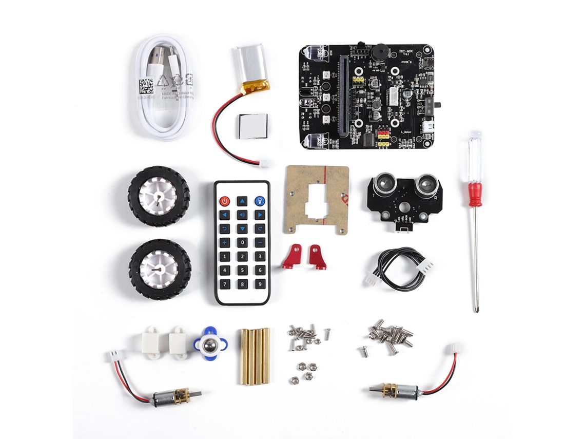 Kit De Robô Inteligente Educacional Carro Inteligente Programável Sem Placa-mãe