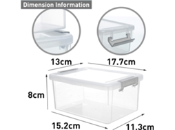 Mini caixas organizadoras com tampa (pack de 10) EIOORORRIY