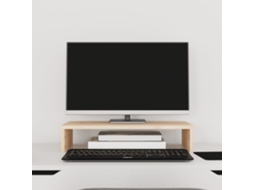 Suporte Para Monitor 50x27x10 Cm Madeira De Pinho Maciã§a DKD HOME DECOR