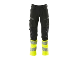 Calças Grandes Com Bolsos Para Joelheiras Accelerate Safe 19879 Amarelo 52 / 30 MASCOT